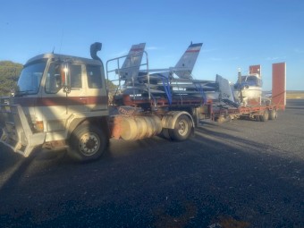 Prime Mover and Drop Deck Trailer For Sale