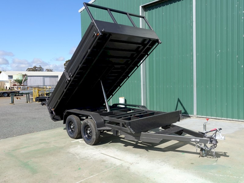 12 x 7 ft, Flat top Tipper, Drop sides, 3500 kgs,  Heavy duty Trailer