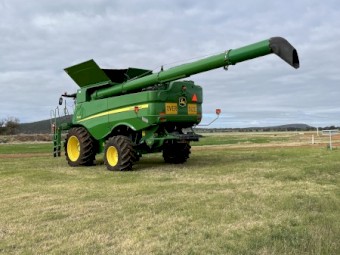 2020 John Deere S780, 740FD front, 615P, Redekop SCU