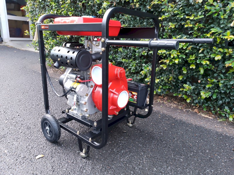 Kusing 4 Inch Pro Diesel High-Pressure Cast-Iron Water Pump 22HP