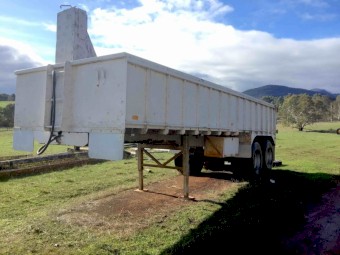 Gorski Steel Semi Tipping Trailer  7.1m long