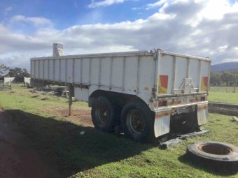 Gorski Steel Semi Tipping Trailer  7.1m long