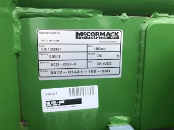 McCormack John Deere 4in1 1800mm