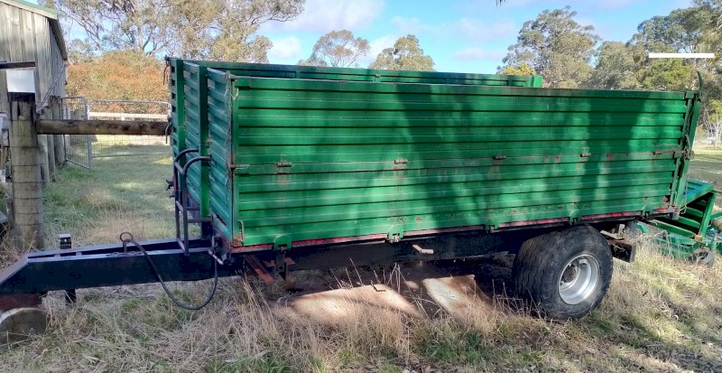 5 ton agricultural multifunctional tipping trailer 12' x 6'