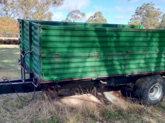 5 ton agricultural multifunctional tipping trailer 12' x 6'