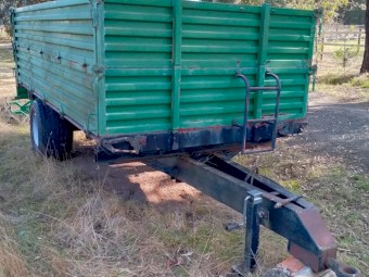 5 ton agricultural multifunctional tipping trailer 12' x 6'