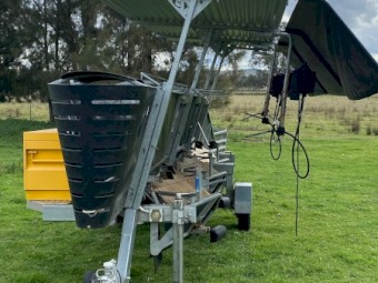 2020 Perkinz Three (3) Stand Crutching Trailer (Very Good Condition)