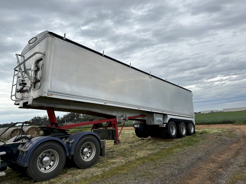 2014 Graham Lusty Trailers 36”x 6’6 TOA Grain Tipper