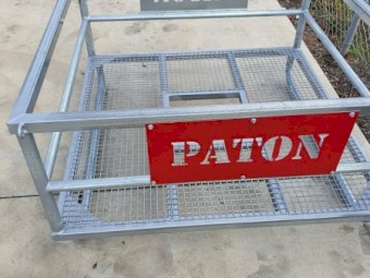 Bulk Bag Carrier - Hi Lift,  Mesh Floor 1280mm x 1280mm x 780mm high