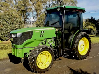 2021 JOHN DEERE 5100GF 4x4 100hp VINEYARD/ORCHARD TRACTOR