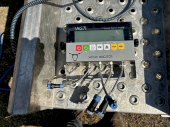 Used AG7i Crush Side Scales and Gallagher Aluminum Platform