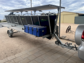 **Price Reduction** 2023 Perkinz Crutching/Bunghole Trailer