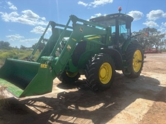 2019 John Deere 7210R Tractor with H480 Loader