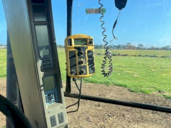 Trimble laser guidance system 