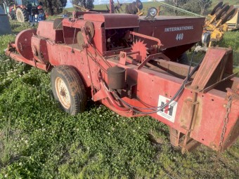 International 440 Small Square Baler 