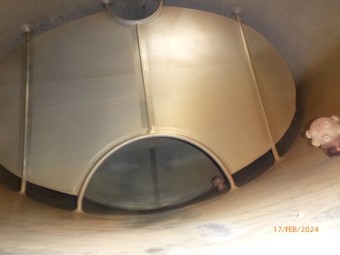 Stainless steel jacketed tank