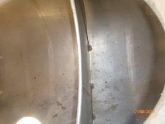 Stainless steel jacketed tank