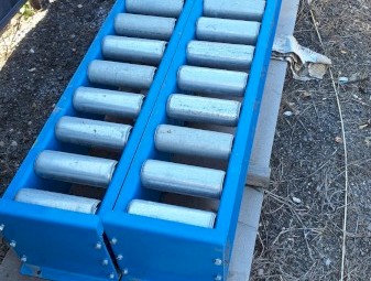 Pallet / Ground Conveyors - heavy duty steel rollers 