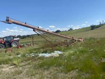 42 feet x 8 inch Parkes industry Grain Auger
