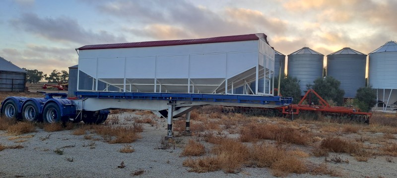 Haulmark 24ft Flat Top Trailer with Gravity Bin