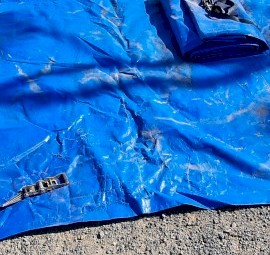 Hay Tarps with Ratchet Straps