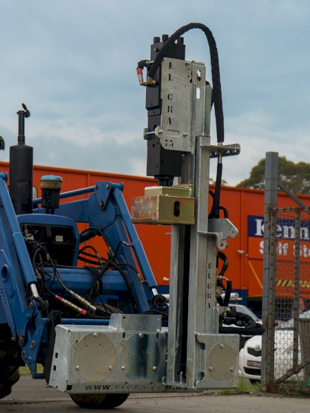 New El-Gra Series 90 75 Cell Hydraulic Percussion Post Driver