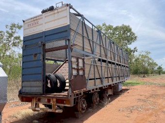 Byrne Double Deck Stock Trailer