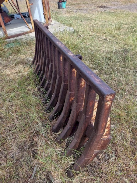 Stick Rake attachment for telehandler