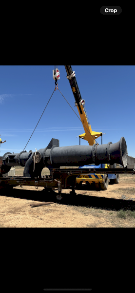 36” Thompson Irrigation Screw Pumps x 3