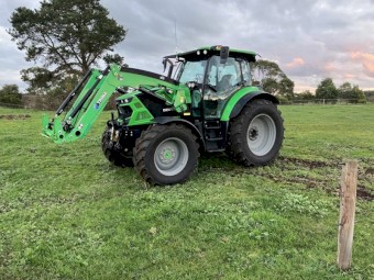 2021 Deutz 6140 TTV Tractor with Front Linkage & PTO & Front-End Loader