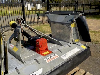 4/2020 HOWARD TRIMAX STEALTH S3 340 Folding Winged PTO Turf Mower/Slasher