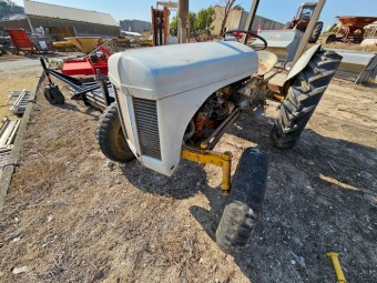 Grey Massey Ferguson Tractor
