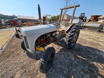 Grey Massey Ferguson Tractor