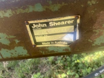 John Shearer Twin Bale Feedout cart