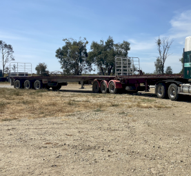 Barker B Double Flat Top Trailers