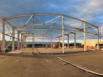 Shed Frame 37m x 26.4m x 8m inside dimensions