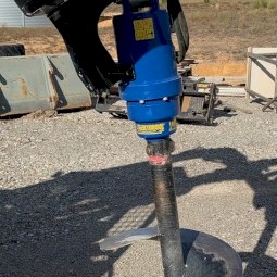 Auger Torque Earth Drill 4500 Max with universal skid steer frame and 600mm auger
