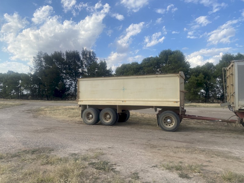 3 axle tipping Dog trailer 