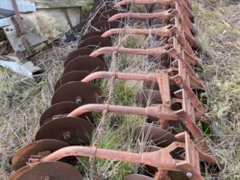 Disc Under Carriage for Combine