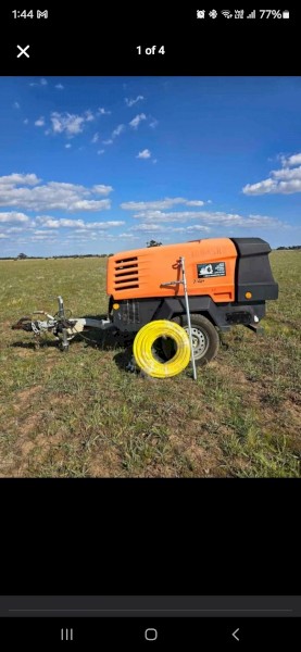 Doosan Ingersoll Rand 145cfm Diesel Compressor