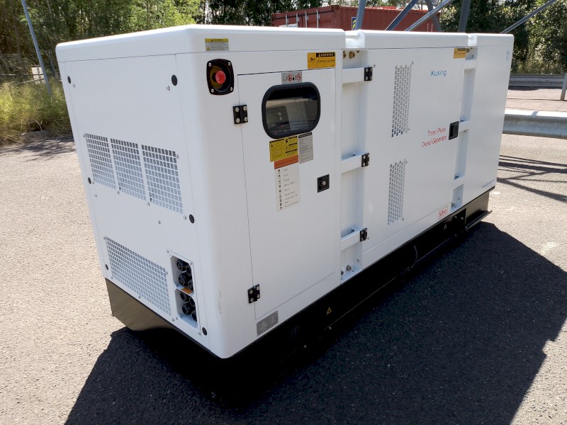 Kusing 100KVA  4 Pole Brushless Silenced Diesel Generator 3 Phase 415V + ATS
