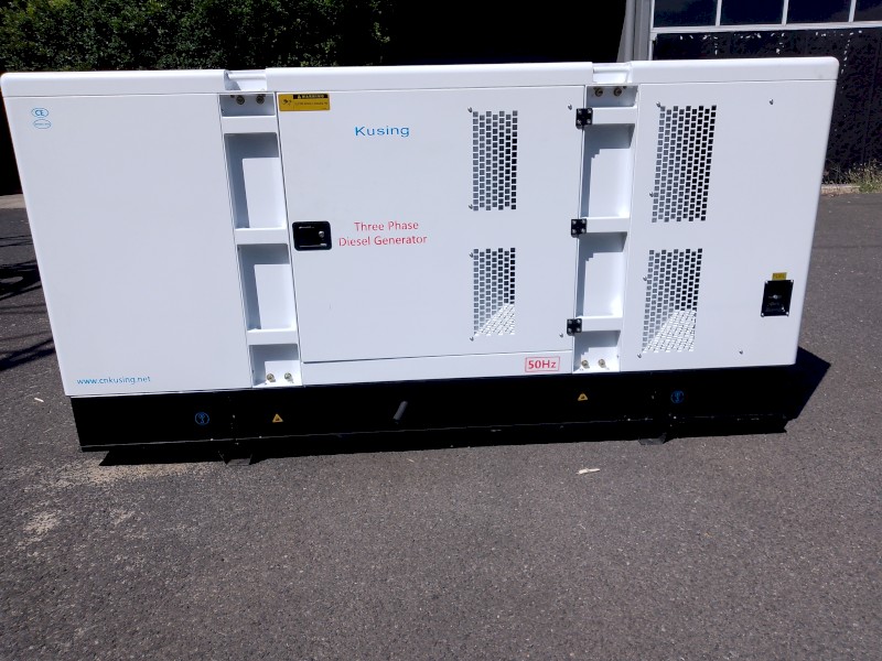 Kusing 125KVA 4 Pole Brushless  Silenced Diesel Generator 3 Phase 415V + ATS