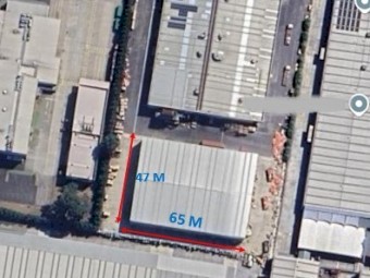 Large Shed near New  3000 Sqm (65M Length, 47M Wide, 8.4M Eve Height ) 