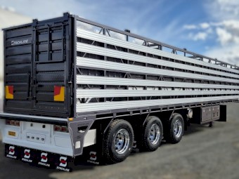 2025 Model 45ft 2x1 Stockline Trailers Sheep1 Crate