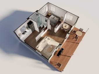 Expandable Container House 20ft
