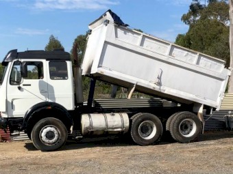 Tipper Truck | 1981 Mercedes 2233 Tandem Truck $22,000 + GST | Registered, COI til Sept | Ready for Work