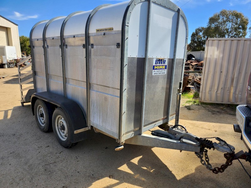Nugent Small livestock trailer 8x4 suitable for sheep goats etc
