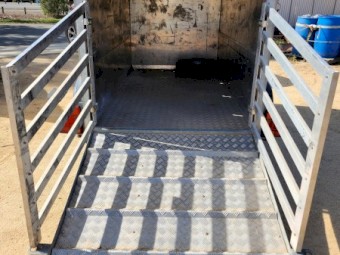 Nugent Small livestock trailer 8x4 suitable for sheep goats etc