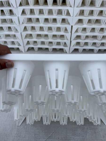 Hydroponic Growing Tray – 500 x 500mm, 33 Cells (65mm Each)