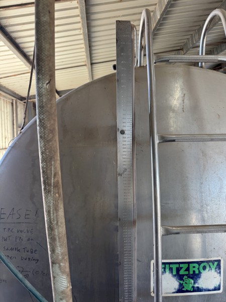 Milk vat and other equipment